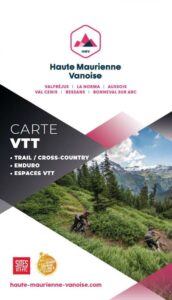 Mountain Biking Map of Haute Maurienne Vanoise